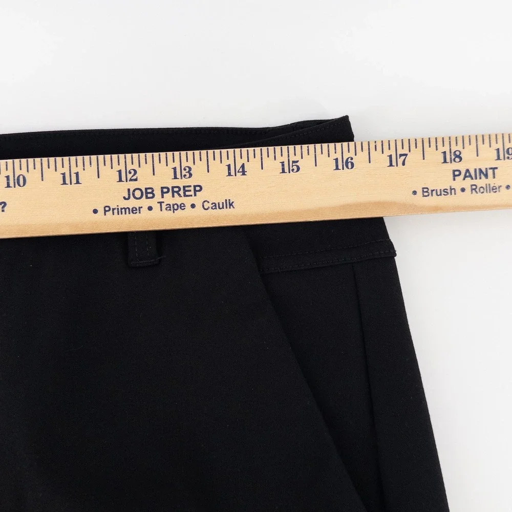 BYLT Mens 33x28 Everyday Pant 2.0 Straight‎ Fit Chino Black Stretch Trousers